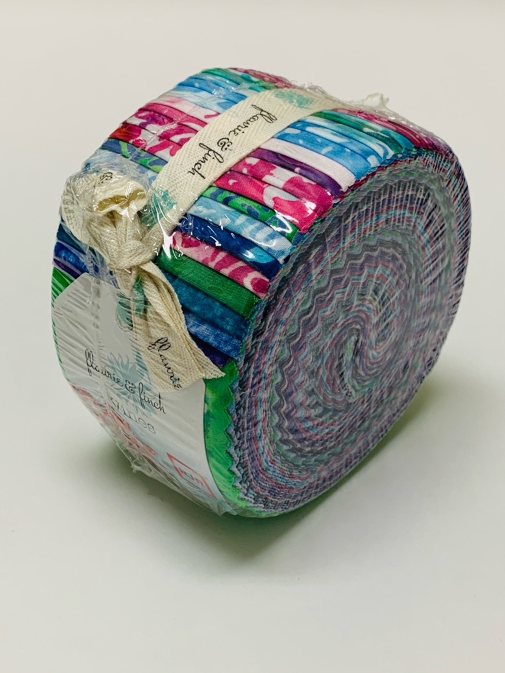 RJR Fabrics Flaurie & Finch Vines Splash Pixie Strip Jelly Roll Blossom Batiks - Picture 3 of 10